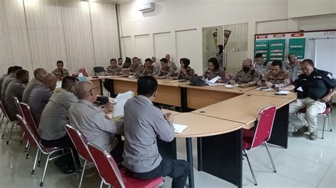 Polrestabes Medan Rapat Koordinasi Operasi Ketupat 2023 Media Tipikor