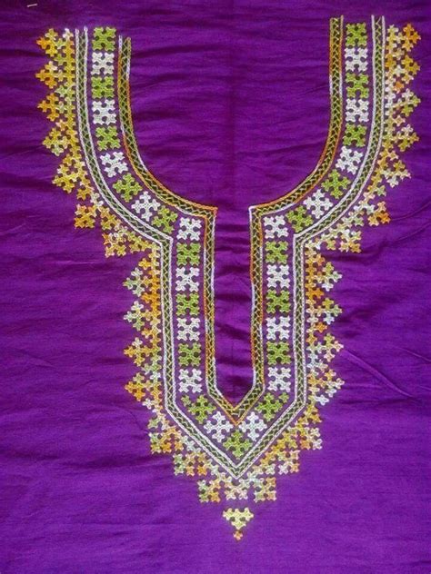 Kutch Work Embroidery Neck Designs Kutch Work Designs Hand Work