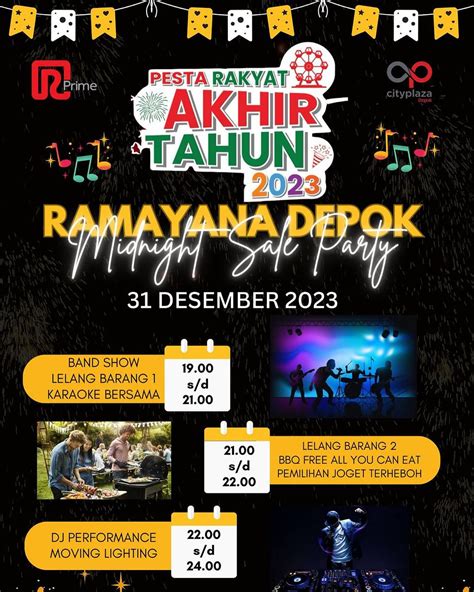 Pesta Rakyat Akhir Tahun 2023 di Ramayana Ciplaz Depok | Event & Info Depok Terkini