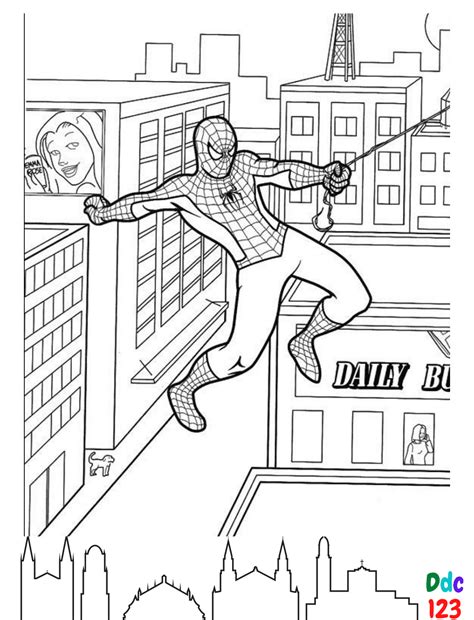 Spiderman 3 Coloring Pages