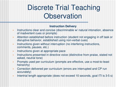 Ppt Discrete Trial Teaching Powerpoint Presentation Id 643039