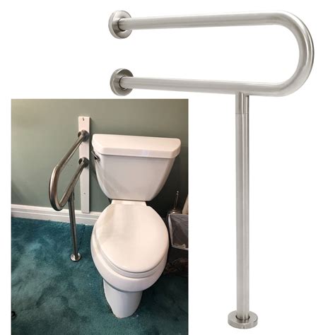 HECASA 24 Grab Bars Toilet Bathtub Handrail 304 Handicap Rails