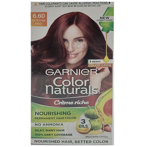 Garnier Color Naturals Creme Rich Hair Color Intense Red Buy Box Of 70