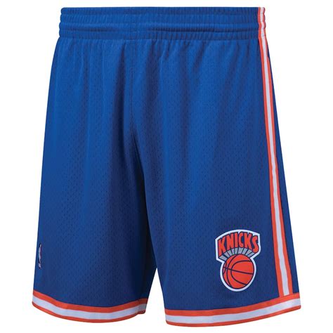 Mitchell And Ness New York Knicks Royal Hardwood Classics Swingman Shorts