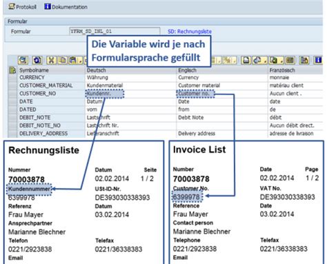 Sap Formular Rechnungsliste Zum Festpreis Solidforms