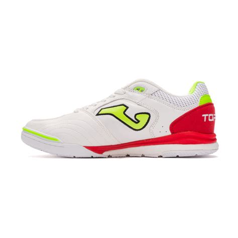 Zapatilla de Fútbol sala Joma Top Flex Rebound Blanco Rojo Fútbol Emotion