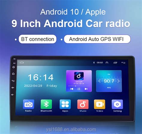 2din 9 Inch Carplay And Android Auto Car Screen Android Play Audio