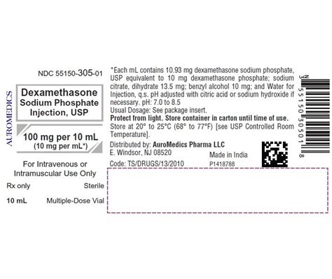 Dexamethasone Sodium Phosphate Injection