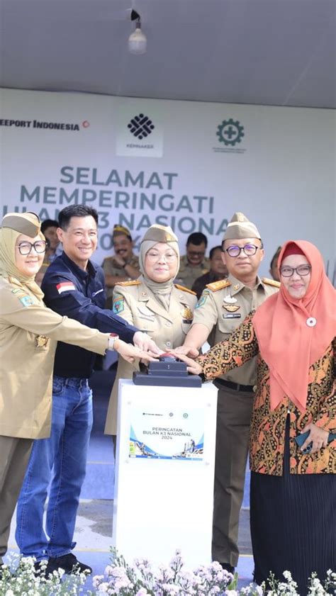 Peringati Bulan K Di Smelter Freeport Gresik Menaker Tekankan