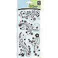 Inkadinkado Mod Flower Flourish Clear Stamp Amazon Ca Home