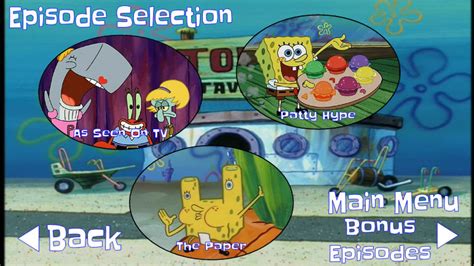 Custom Spongebob Dvd Menu Part 2 By Kingbilly97 On Deviantart