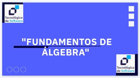 Fundamentos de Álgebra