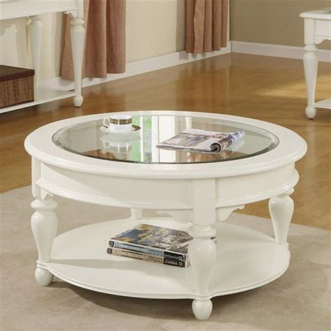 Add Style And Function To Your Home With An Off White Round Coffee ...