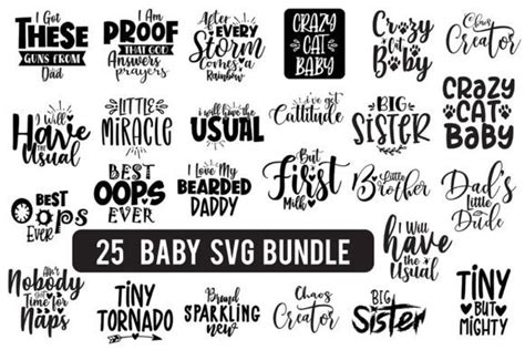 Baby Svg Bundle Graphic By Orpitasn Creative Fabrica