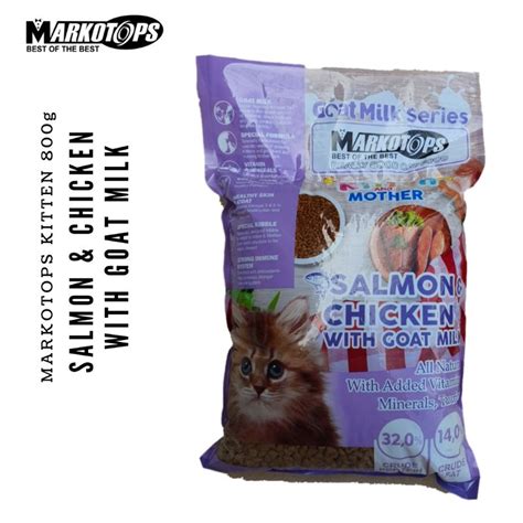 Jual 1kg MARKOTOPS KITTEN MOTHER Salmon Chicken Markotop Ungu Makanan