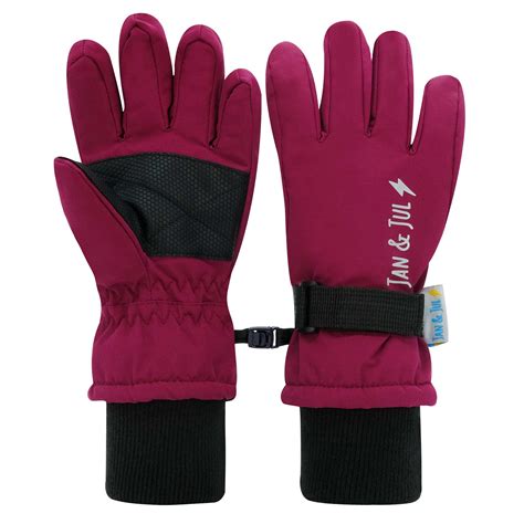 Kids Waterproof Gloves | Wildberry for Snow | Jan & Jul