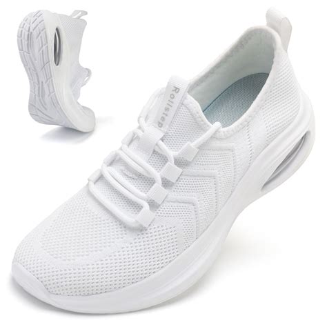 Rollstep Wide Toe Box Shoes Women Extra Wide Width Sneakers Diabetic
