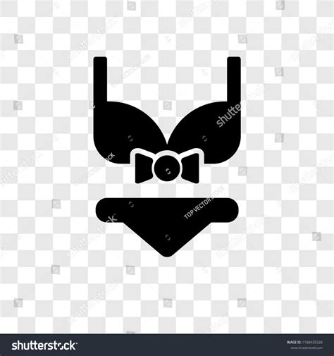 Bikini Vector Icon Isolated On Transparent Stock Vector Royalty Free Shutterstock