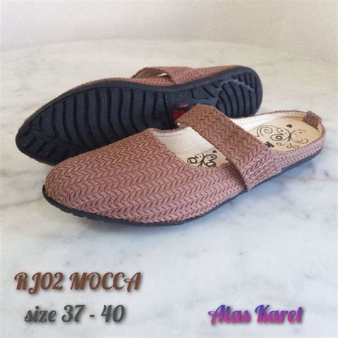 Jual Sepatu Flat Rajut Kickers Alas Karet Tidak Licin R Shopee