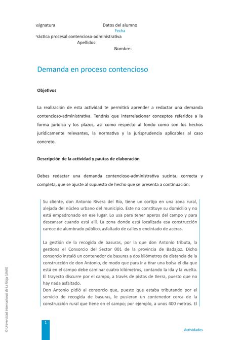 Actividad Derecho Administrativo Pdf Fecha Pr C Ca Procesal