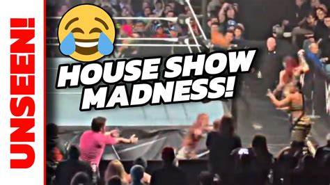 UNSEEN House Show Madness Rock Reacts To His New Shirt Randy Orton