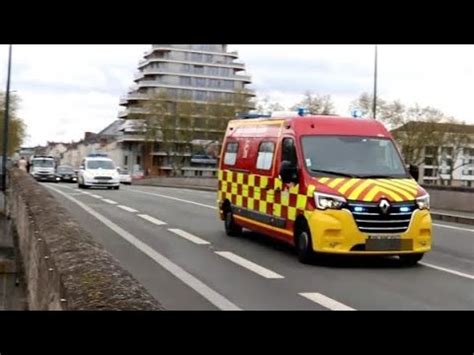 Trio Ambulance Priv Plus Vsav Avec Escorte Vlm Samu Youtube