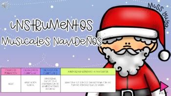 FREE Instrumentos Musicales Navideños Interactive Game in Spanish