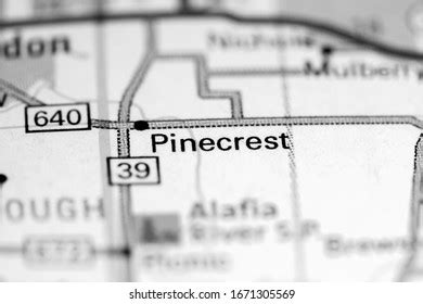 Pinecrest Florida Usa On Map Stock Photo 1671305569 | Shutterstock