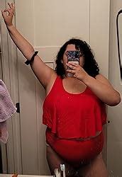 Amazon Sovoyontee Women Plus Size Ruffles High Waisted Swimsuit Bikini Sets Bathing Suit