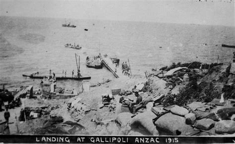 Landing at Gallipoli - Hamilton Libraries