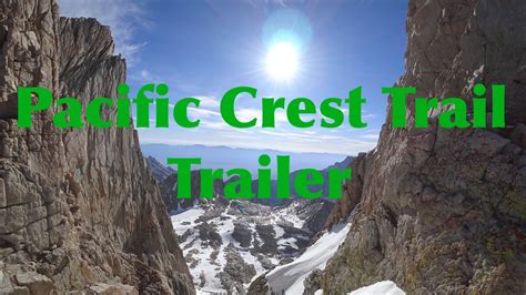 Pacific Crest Trail Documentary Trailer Youtube