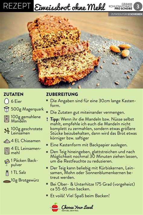 Low Carb Brot Rezept Mit Mandelmehl Und Quark Rezept Eiwei Brot