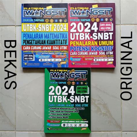 Jual BUKU WANGSIT UTBK SNBT 2024 DUKUN SNPMB PLATINUM OM JERO