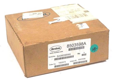 NEW NORDSON 8503598A HOT MELT GLUE MODULE 8503598 SB Industrial Supply Inc