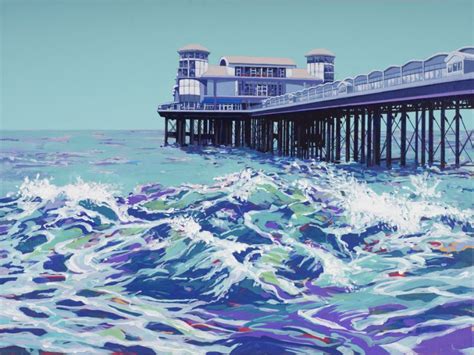 Pier Seaside Around The Worlds Painting Outdoor Collection