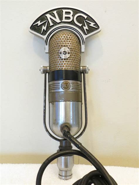 Vintage 1950s Old RCA 77 Art Deco Studio Ribbon Microphone