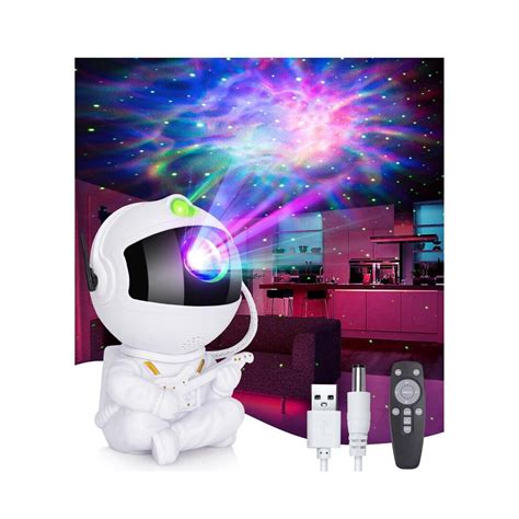 Astronaut Light Projector Galaxy Starry Night Light With Nebula ...