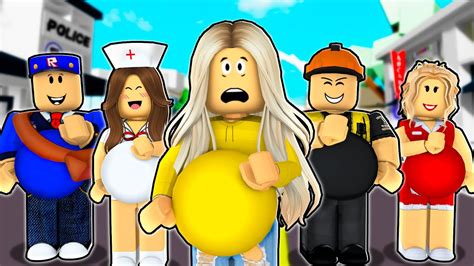 Brookhaven But Everyone Is Pregnant Roblox Youtube