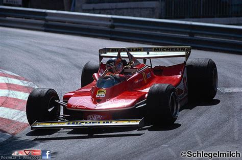 1979 Monaco Ferrari 312t4 Gilles Villeneuve Various F1 Pinterest