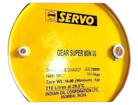 Servo Industrial Gear Oil Barrel Of 210 L Unit Pack Size 210 Litre