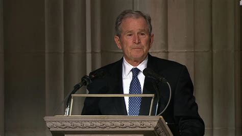 George W. Bush recounts his father's last words - CNN Video