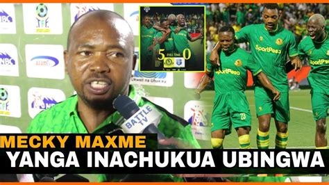 Mecky Maxime Kocha Wa Ihefu Aipa Ubingwa Mapema Yanga Aitoa Simba