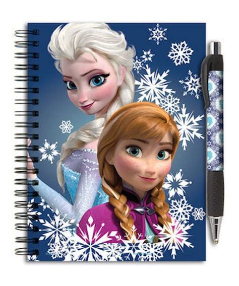 Disney Frozen Sisters Anna And Elsa Notebook And Pen Set Disney Frozen