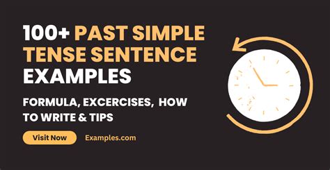 Past Simple Tense Sentence 99 Examples Pdf Tips