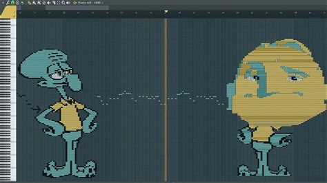 What Squidward Sounds Like Midi Art Youtube
