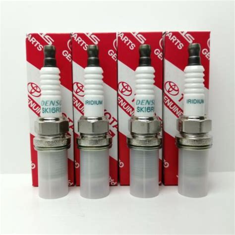 TOYOTA PRIUS SPARK PLUGS SK16R11 90919 01217 IRIDIUM DENSO PRIUS NHW11