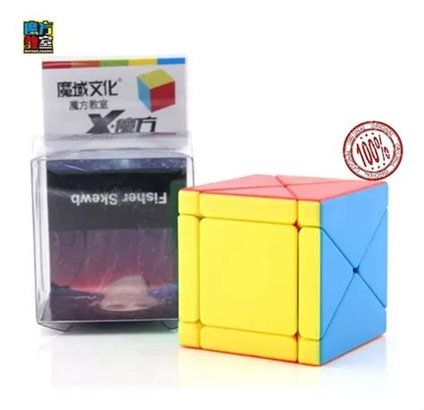 Cubo mágico cúbico Moyu MoFang JiaoShi Fisher Skewb X Stickerless color