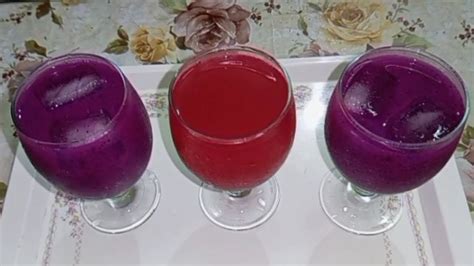 Mix Falsa Jamun Juice Falsay Ka Sharbat Sherbet Berry Juice