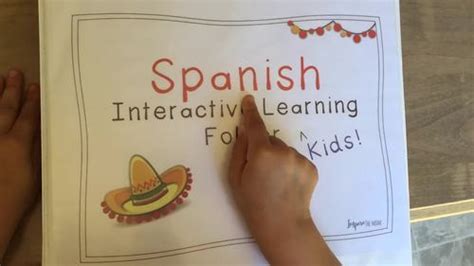 Spanish Interactive Learning Folder Carpeta De Aprendizaje En Espa Ol