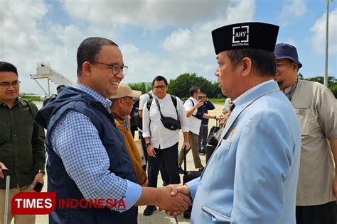 Ketua Partai Demokrat Banyuwangi Sambut Anies Baswedan Michael Edy